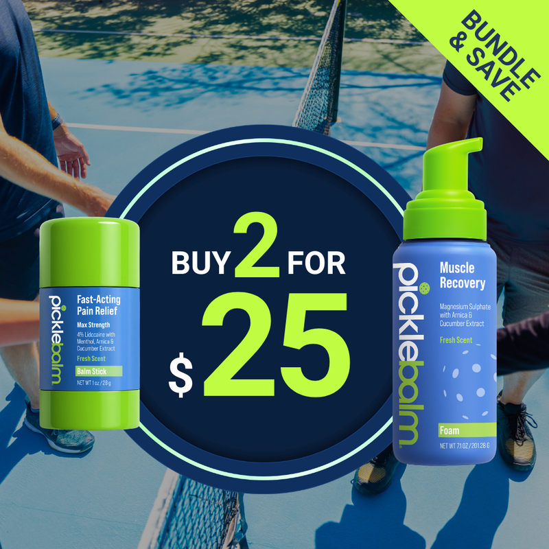 Promotional image of Picklebalm products with a buy two for $25 offer.