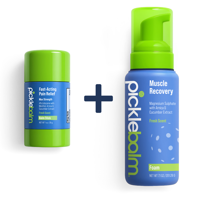 Picklebalm® Pain Relief Balm Stick + Recovery Foam Bundle